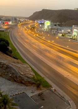 The first night of curfew