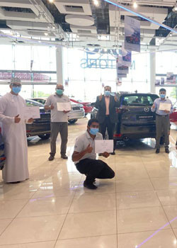 Towell Auto Centre facilitates “Mazda Masters Parts certification program” in Oman