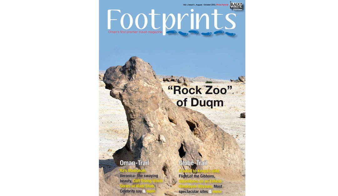 Footprints 5 Aug-Oct 2012