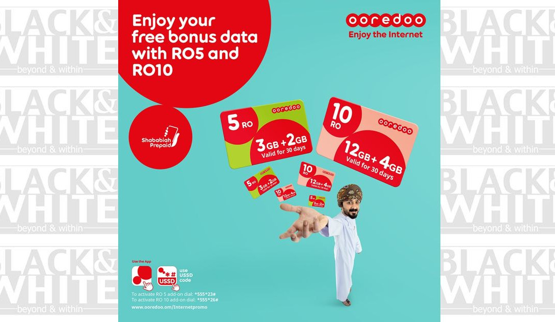 More data with Ooredoo’s monthly Internet add-on