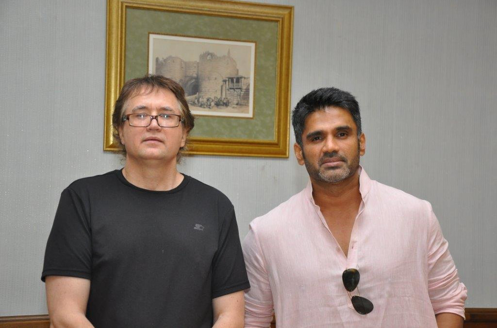 Sudoku for a cause with Savant George Widener & Bollywood actor Suniel Shetty – 2012