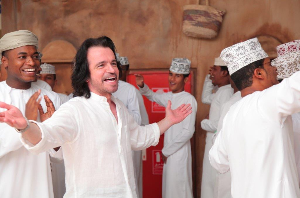 Yanni in Oman in aid of the visually challenged