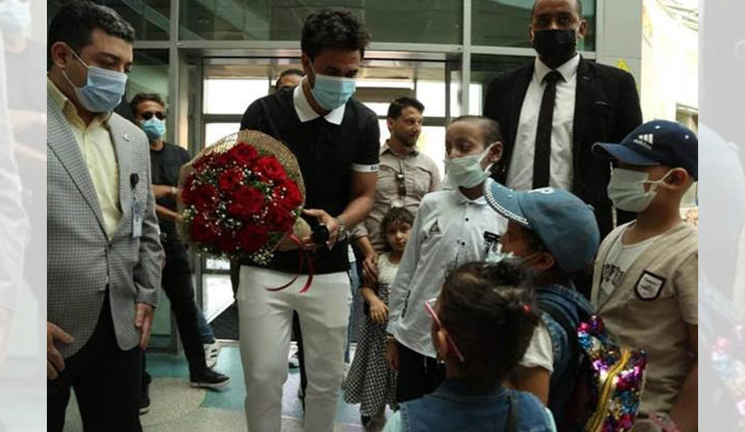 Egyptian Football Star Trézéguet donates prize money USD $20,000 to a children’s hospital