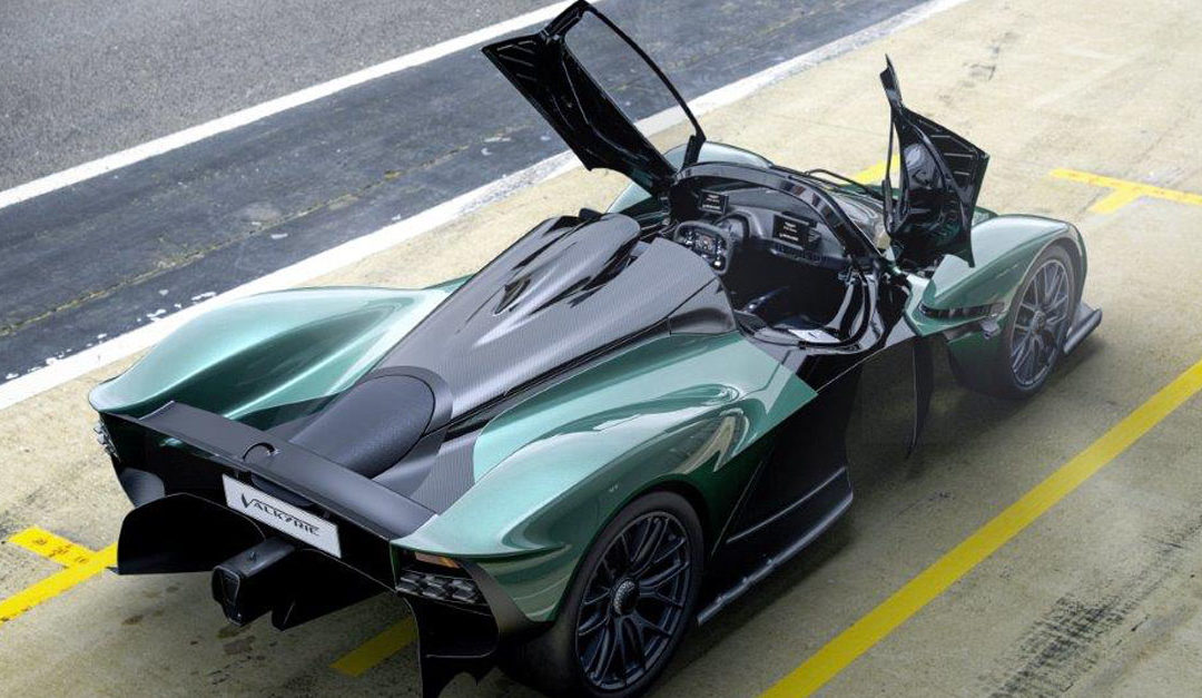 Aston Martin Valkyrie Spider Formula One® experience on the road