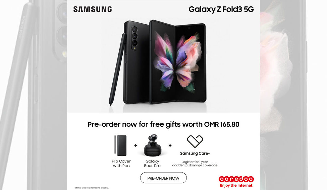 Ooredoo offers Samsung Galaxy Z Fold3 5G available for pre-order