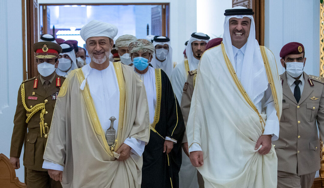 HM The Sultan arrives in Doha
