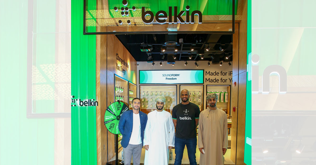 Belkin opens two exclusive stores in Oman Black & White Oman