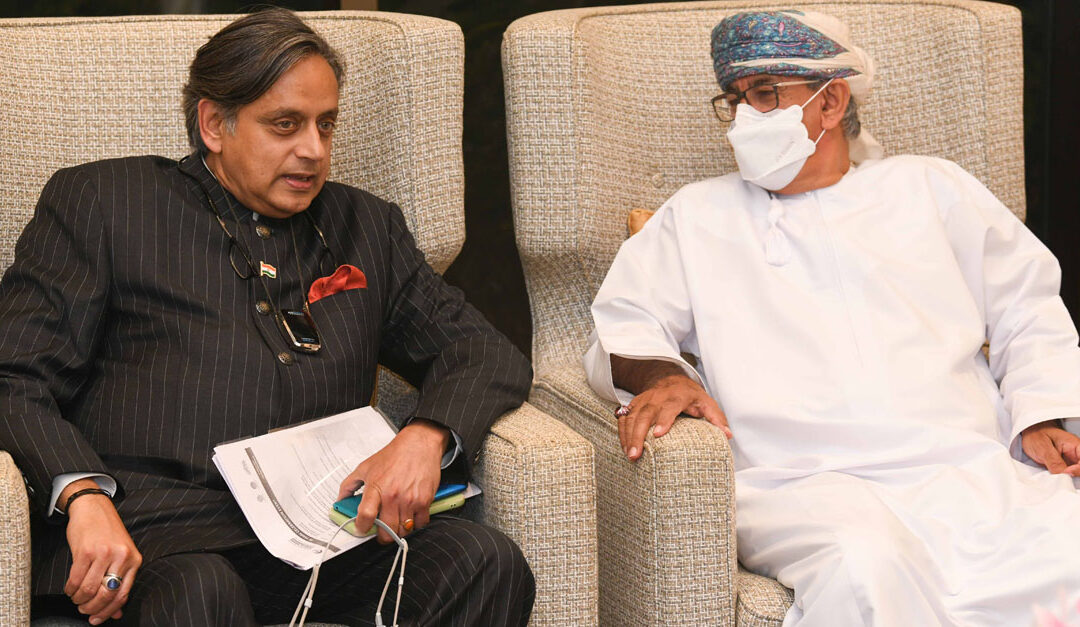 Another busy day in Muscat… for a busy jet-setting Indian Member of Parliament.