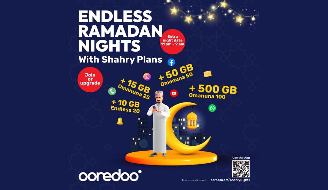 Enjoy upto 500GB bonus data with Shahry Offers