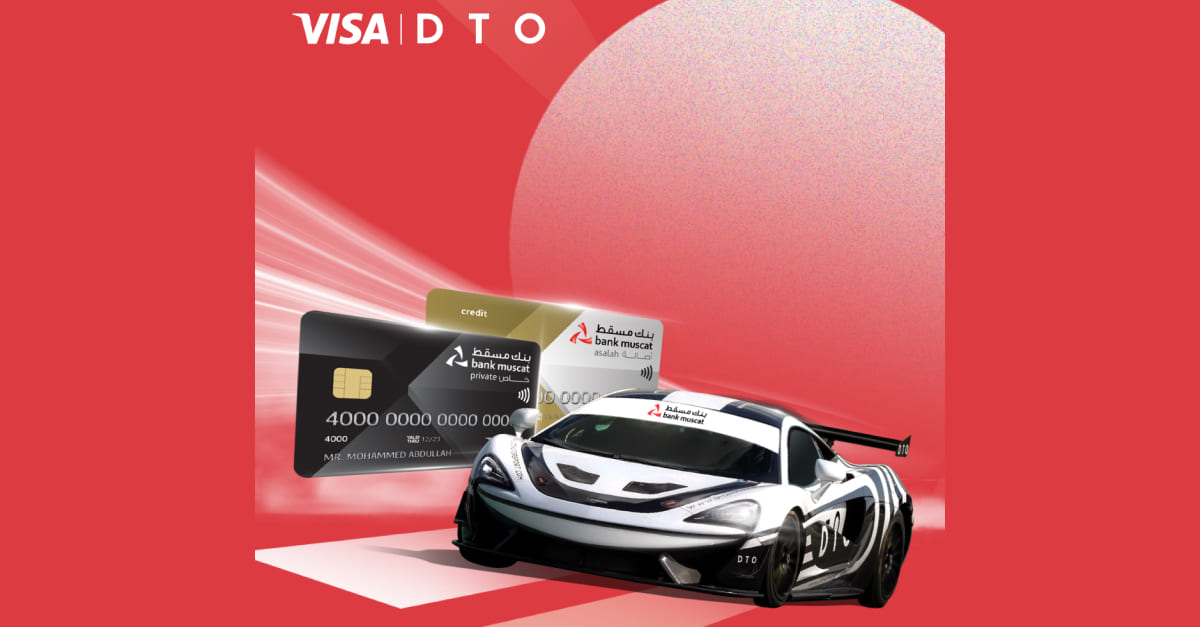 Bank Muscat partners with Visa to offer a DTO Motorsport drive package experience