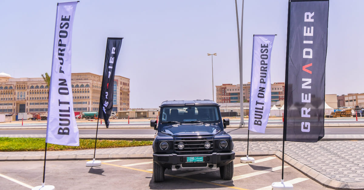 INEOS Grenadier off-road test-drive event in Muscat