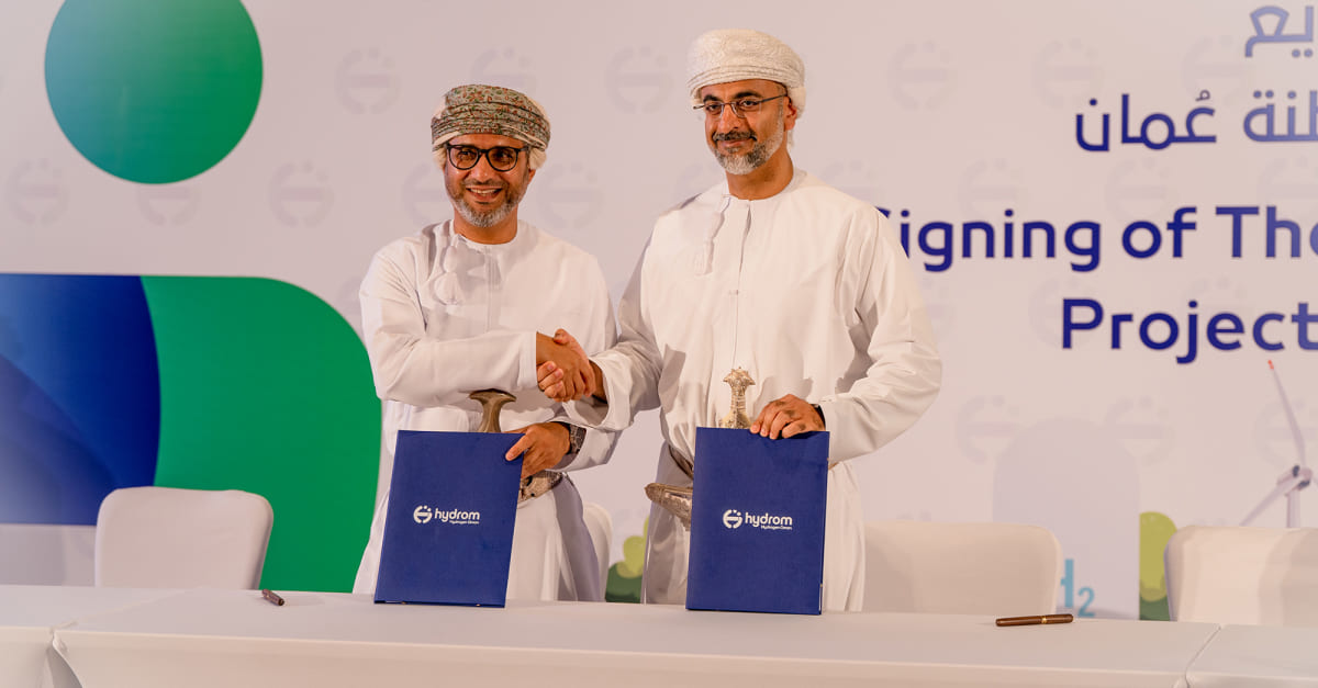 OQGN signs MoU with Hydrom on green hydrogen