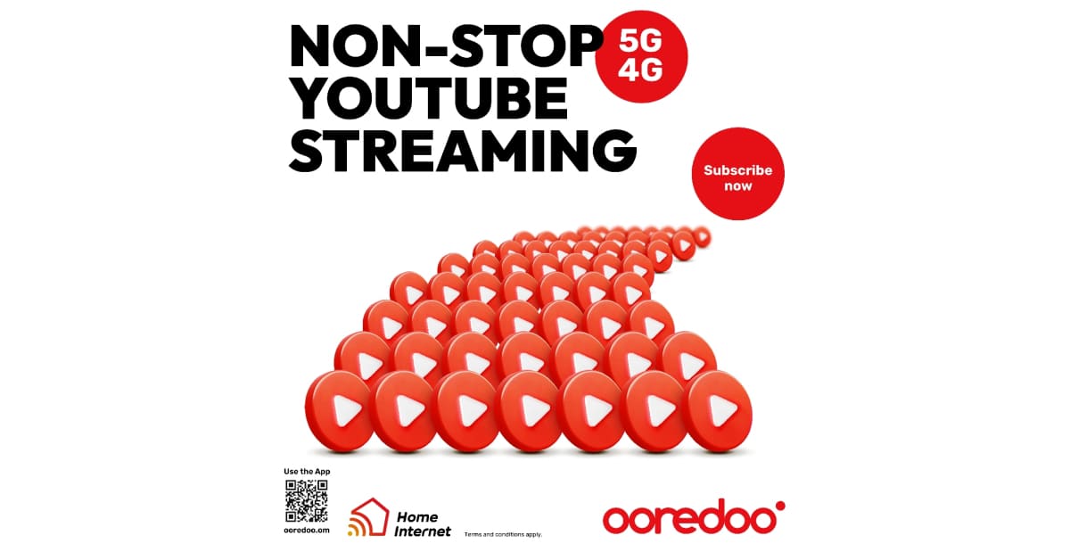 Ooredoo YouTube data add-on offers