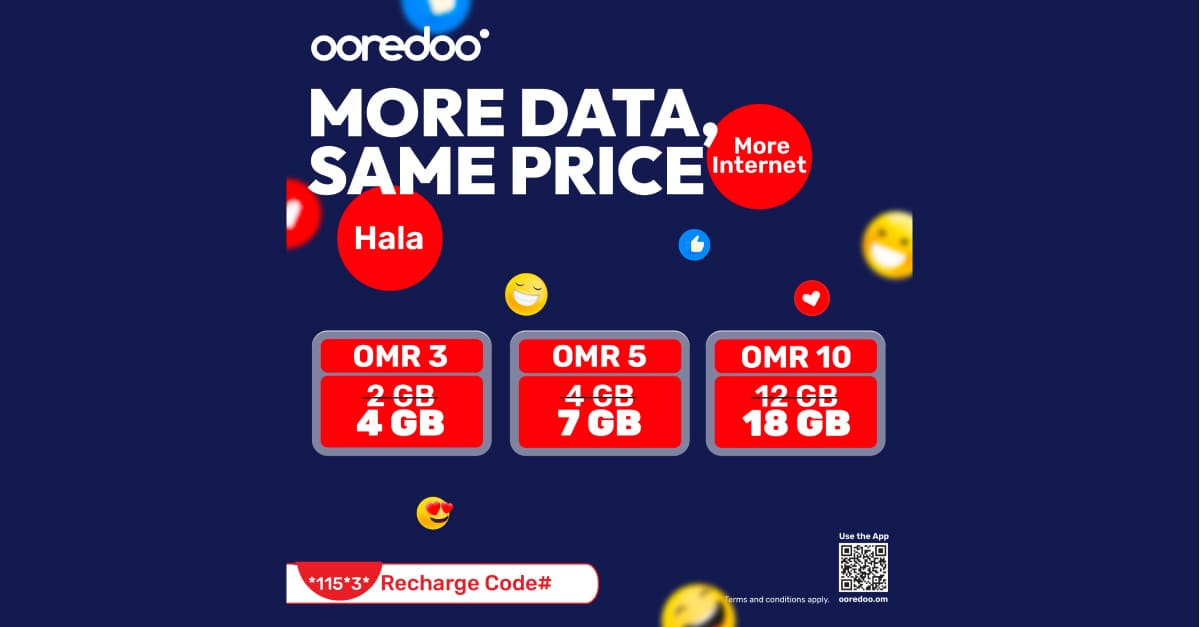 Ooredoo’s More internet recharge offer