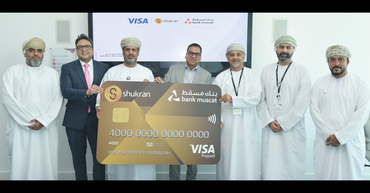Bank Muscat launches “Shukran” co-branded Visa prepaid card in collaboration with Landmark Group and Visa