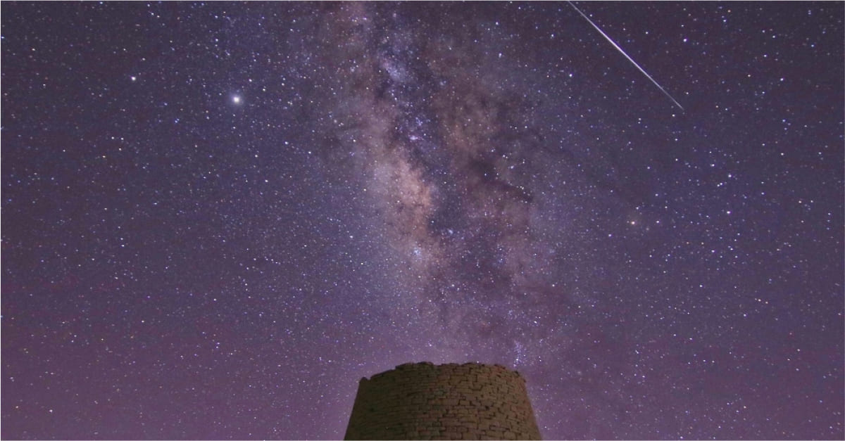 Geminid Meteor shower on December 14