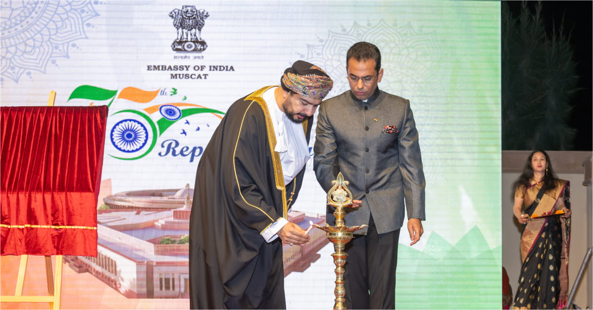 Embassy of India in Muscat commemorates the 75th Republic Day with grand gala reception