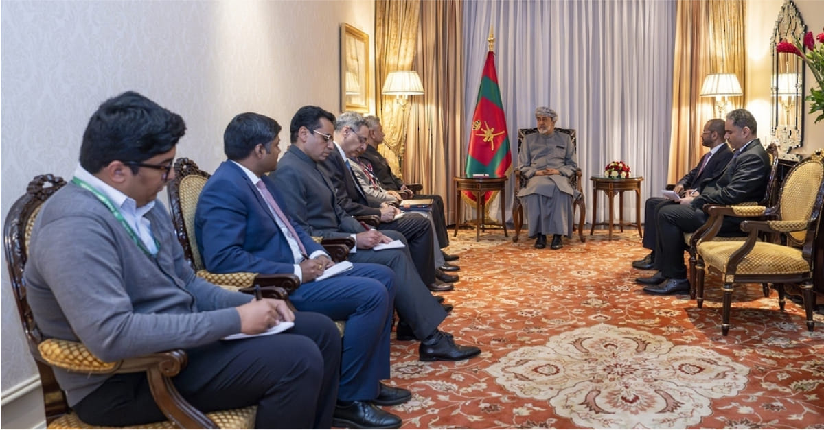 HM The Sultan gives audience to Indian External Affairs Minister