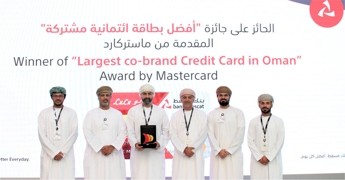 Bank Muscat LuLu Titanium Mastercard credit card gains esteemed recognition