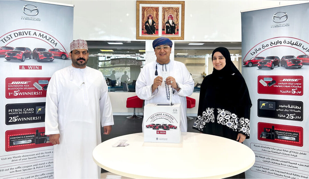 ‘Test drive a Mazda & Win’ campaign concludes with raffle draw