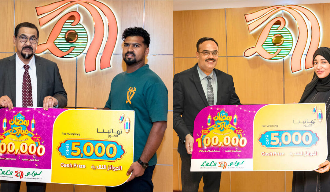 Lulu hands over cash prizes to ‘Shop and Win’ promotion winners