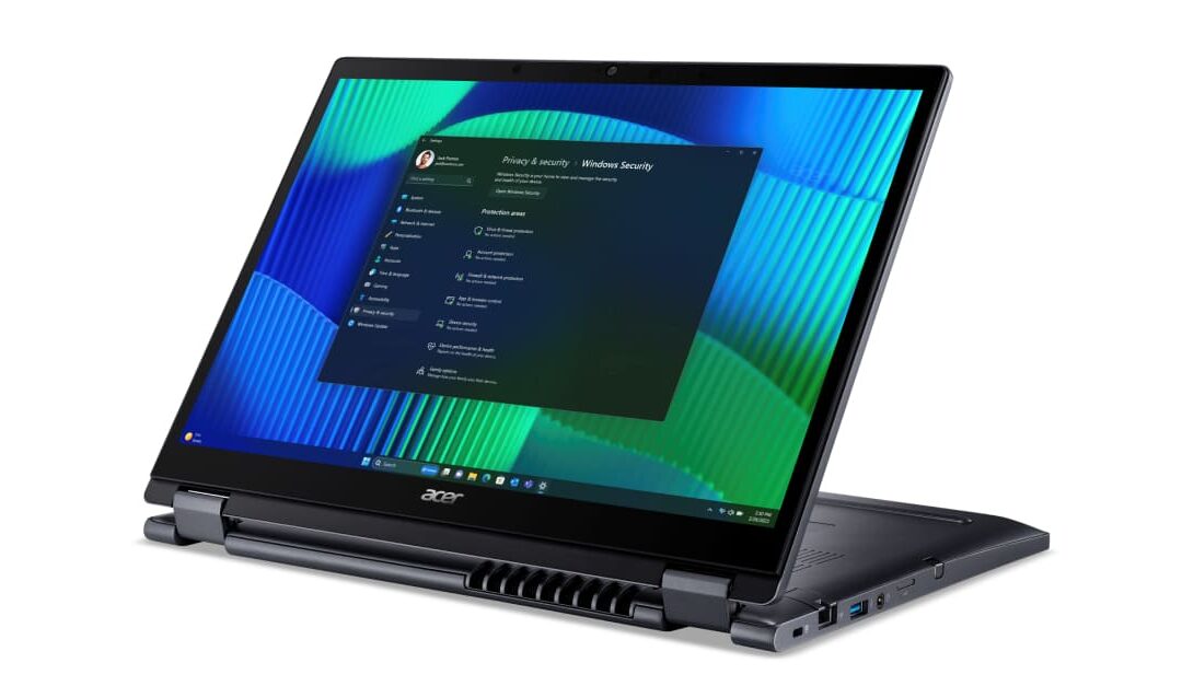 Acer launches new line of TravelMate business AI laptops