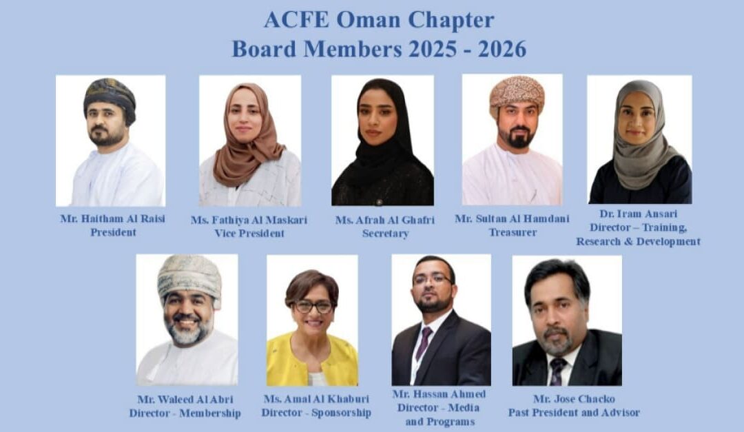 Haitham Al Raisi – new president of ACFE