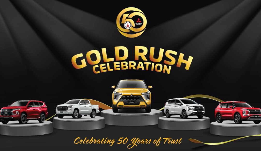 Mitsubishi Motors Oman celebrates 50 years with gold rush offer