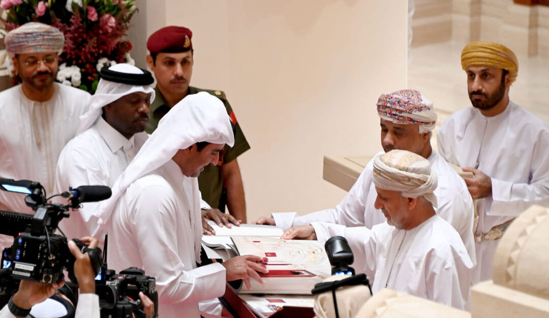 Emir of Qatar visits Royal Opera House Muscat