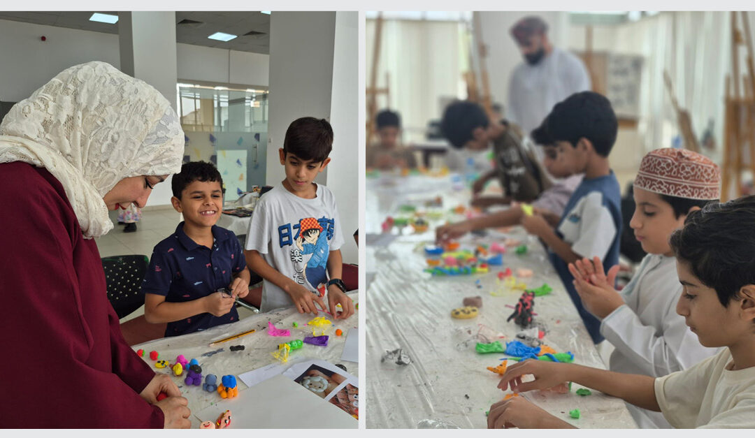 Omani children showcase clay works of art at MCSY’s Summer of Arts event