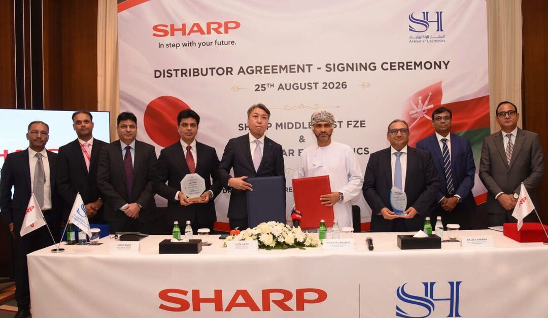SHARP Middle East FZE and Al Hashar Group sign distributor agreement